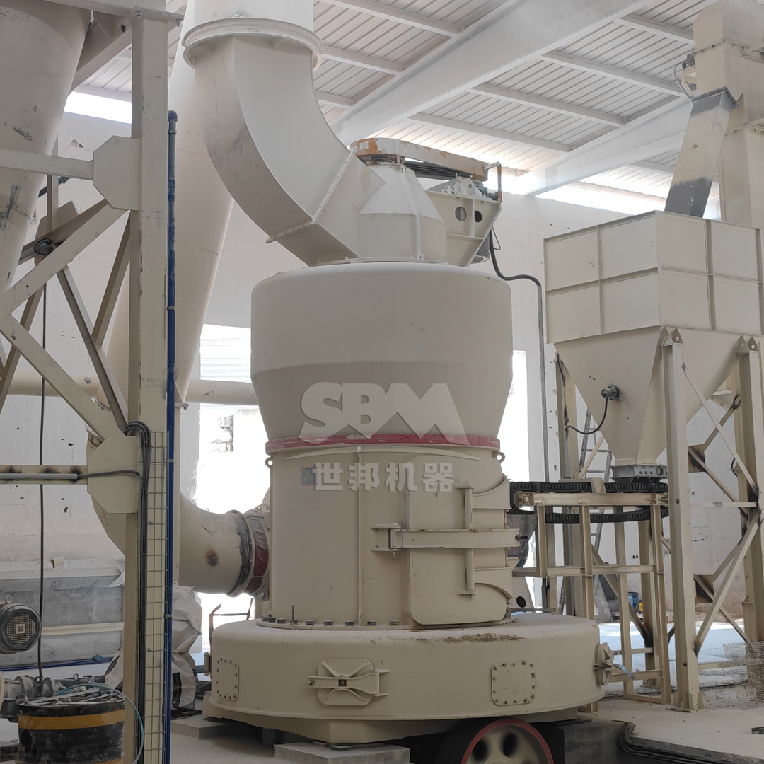Barite grinding process flow diagram