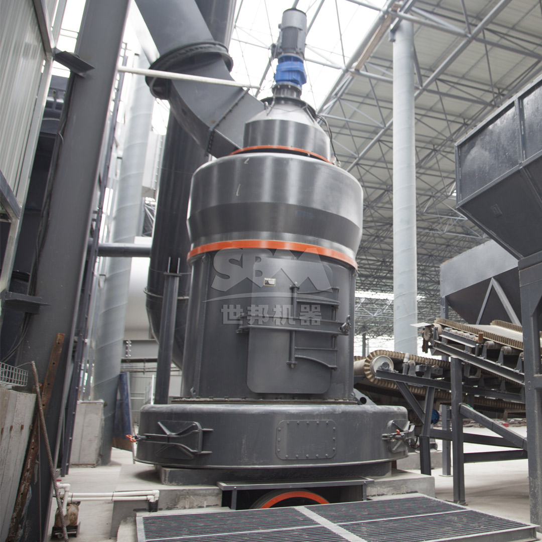 Calcite grinding process flow diagram
