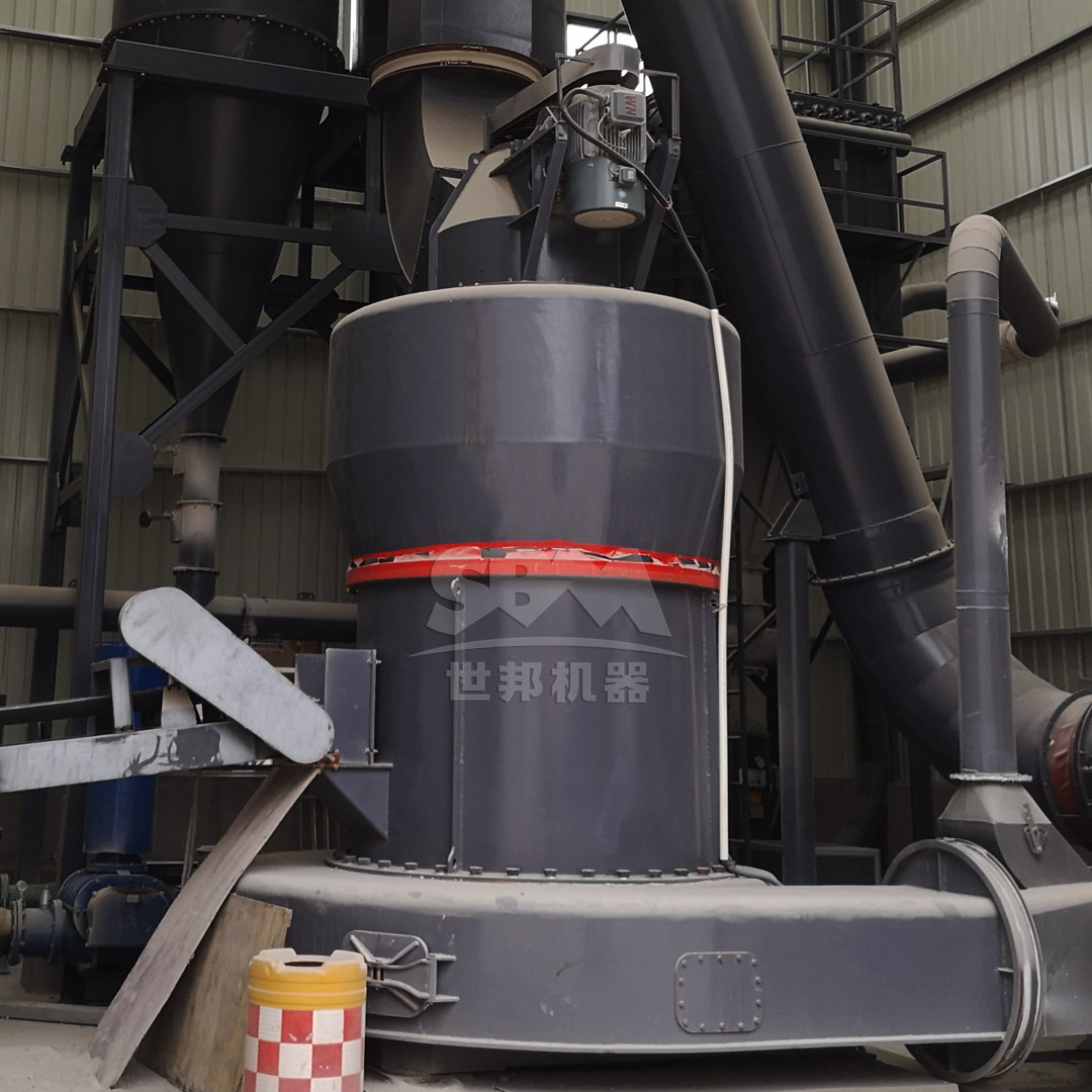 Ceramic tile production line with talc grinding system