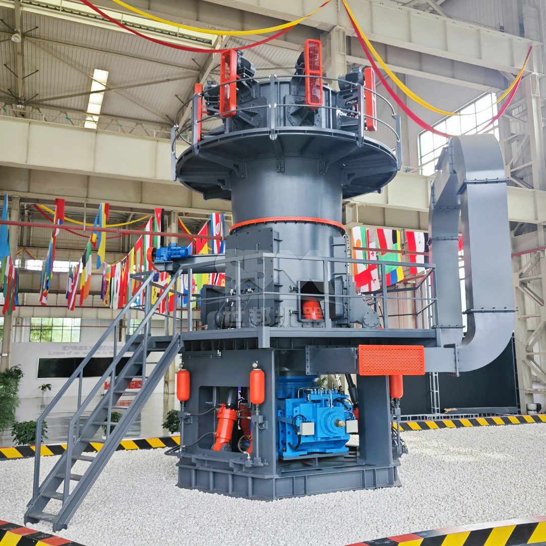 LUM vertical mill with PLC control panel