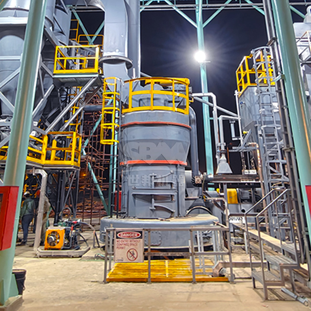 Modern bauxite processing plant with grinding equipment