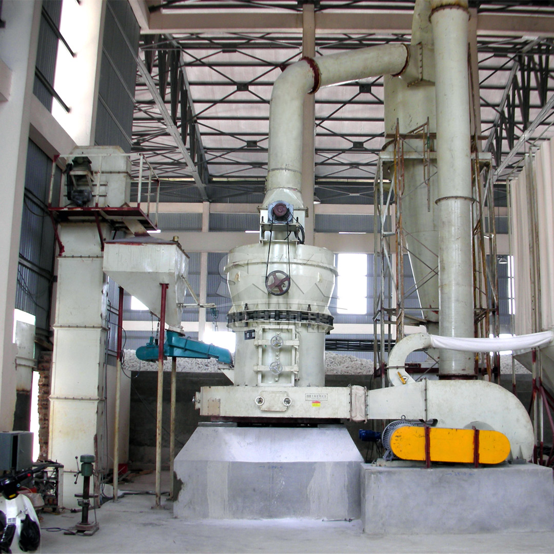 Particle size distribution comparison of different grinding systems