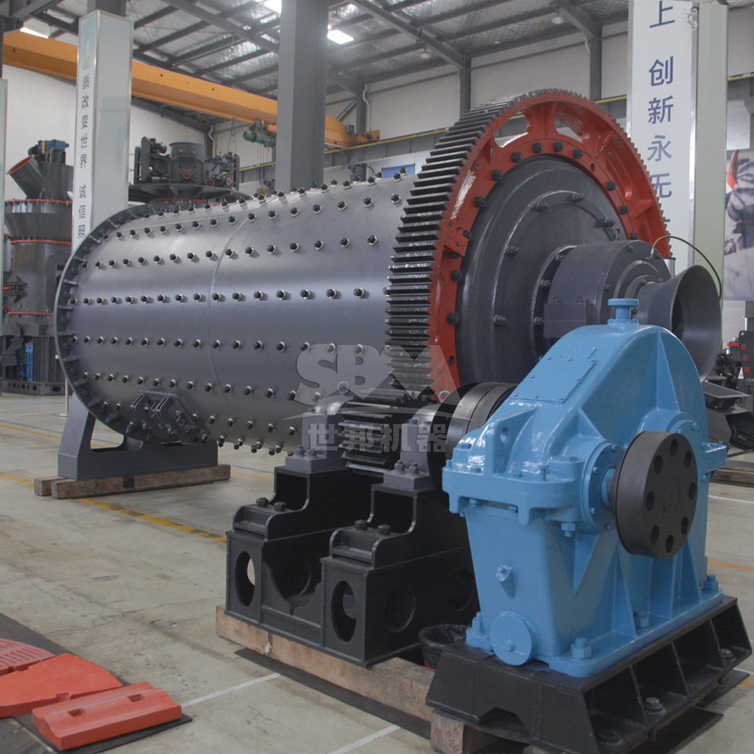 Jaw crusher used for primary crushing of calcite rocks before grinding process