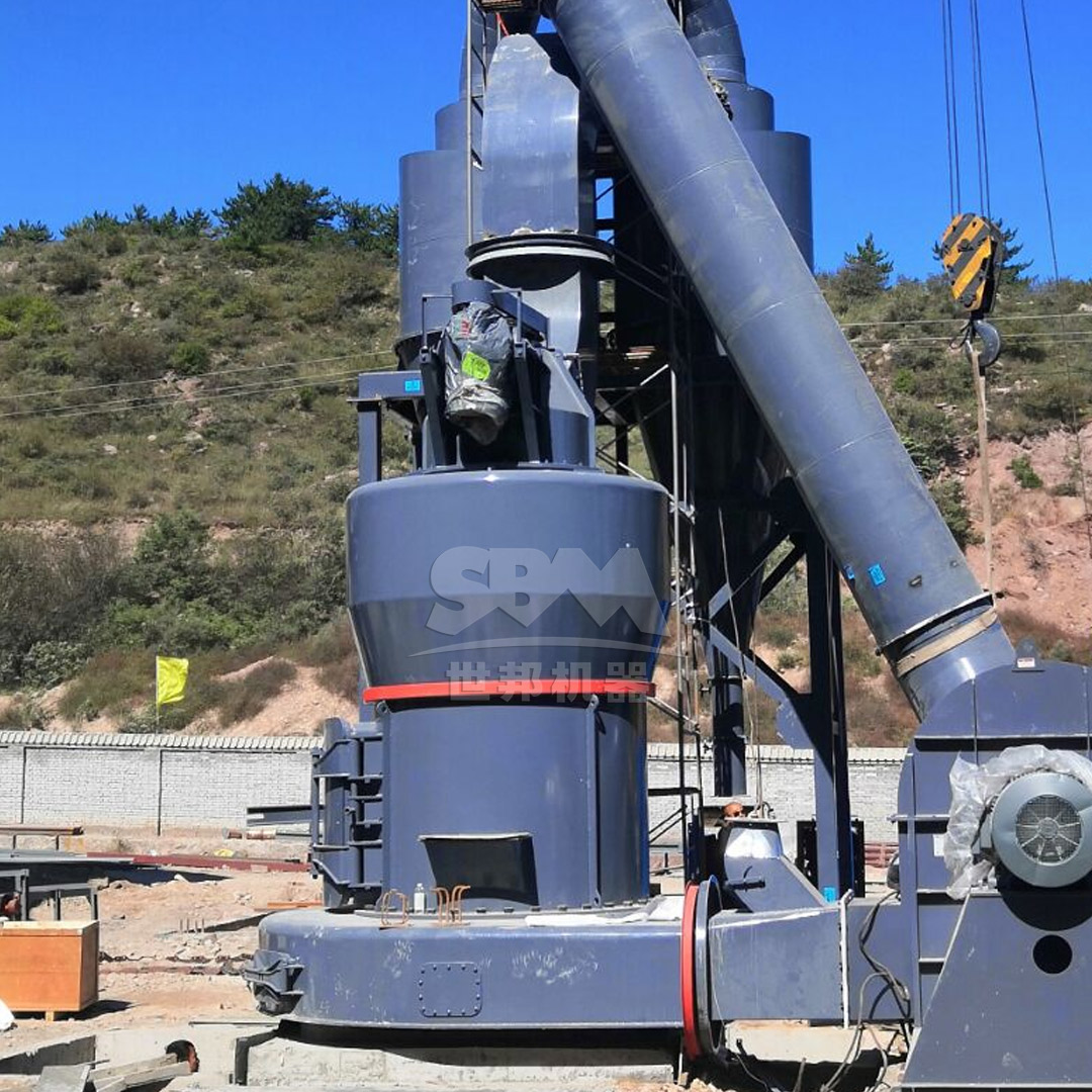 Coal powder production line with main grinding mill and auxiliary equipment