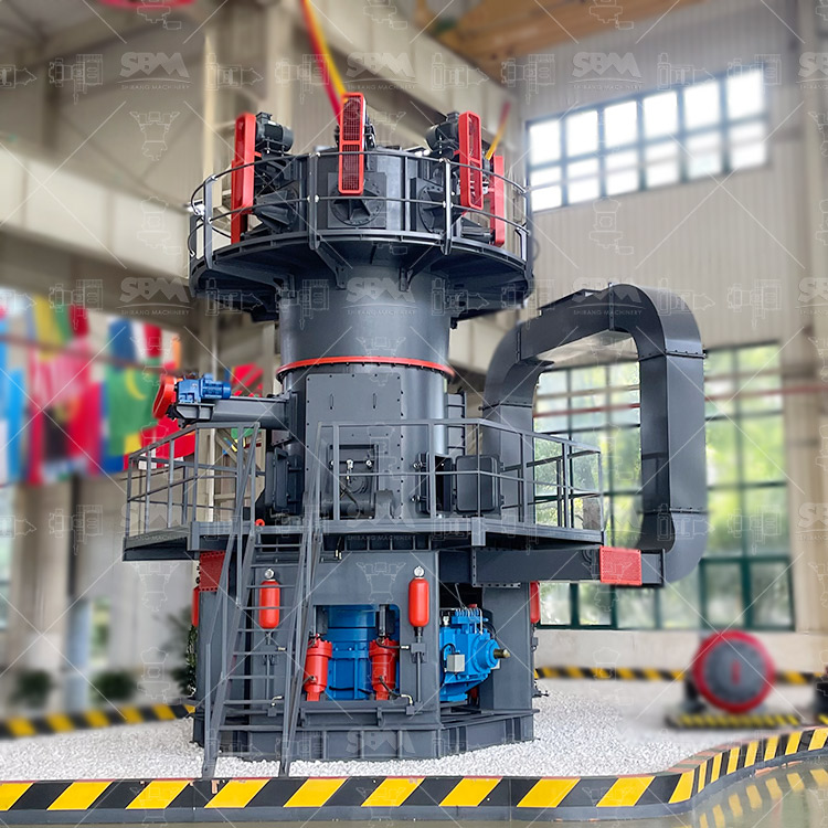 Working principle diagram of LM Series vertical roller mill for coal grinding