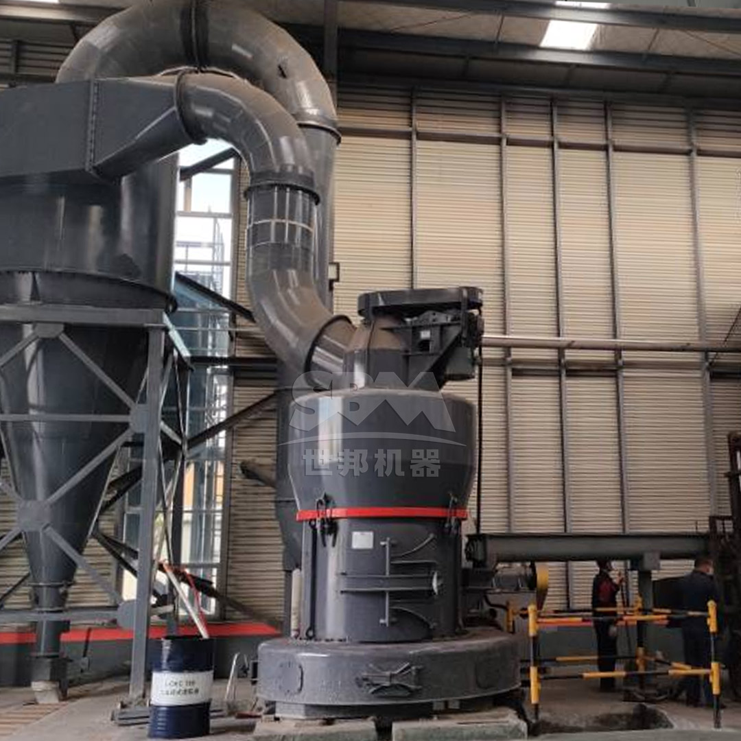 Automated barite powder packaging line with robotic palletizer and valve bag filling machine