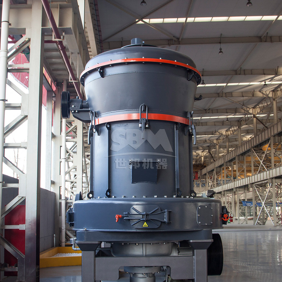 Barite ore processing line with crushers and grinding mills in a mineral processing plant