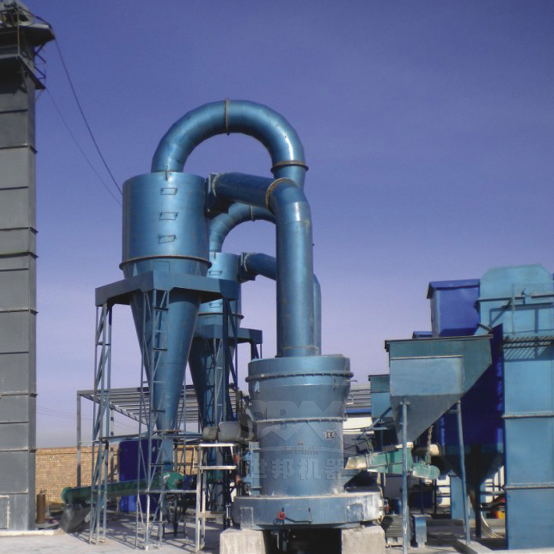 Complete bauxite processing line for proppant production showing crushers, mills, and classifiers
