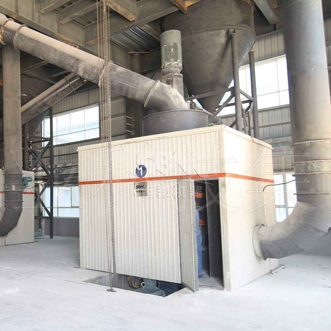 SCM ultrafine mill cutaway diagram showing high specific surface area grinding mechanism